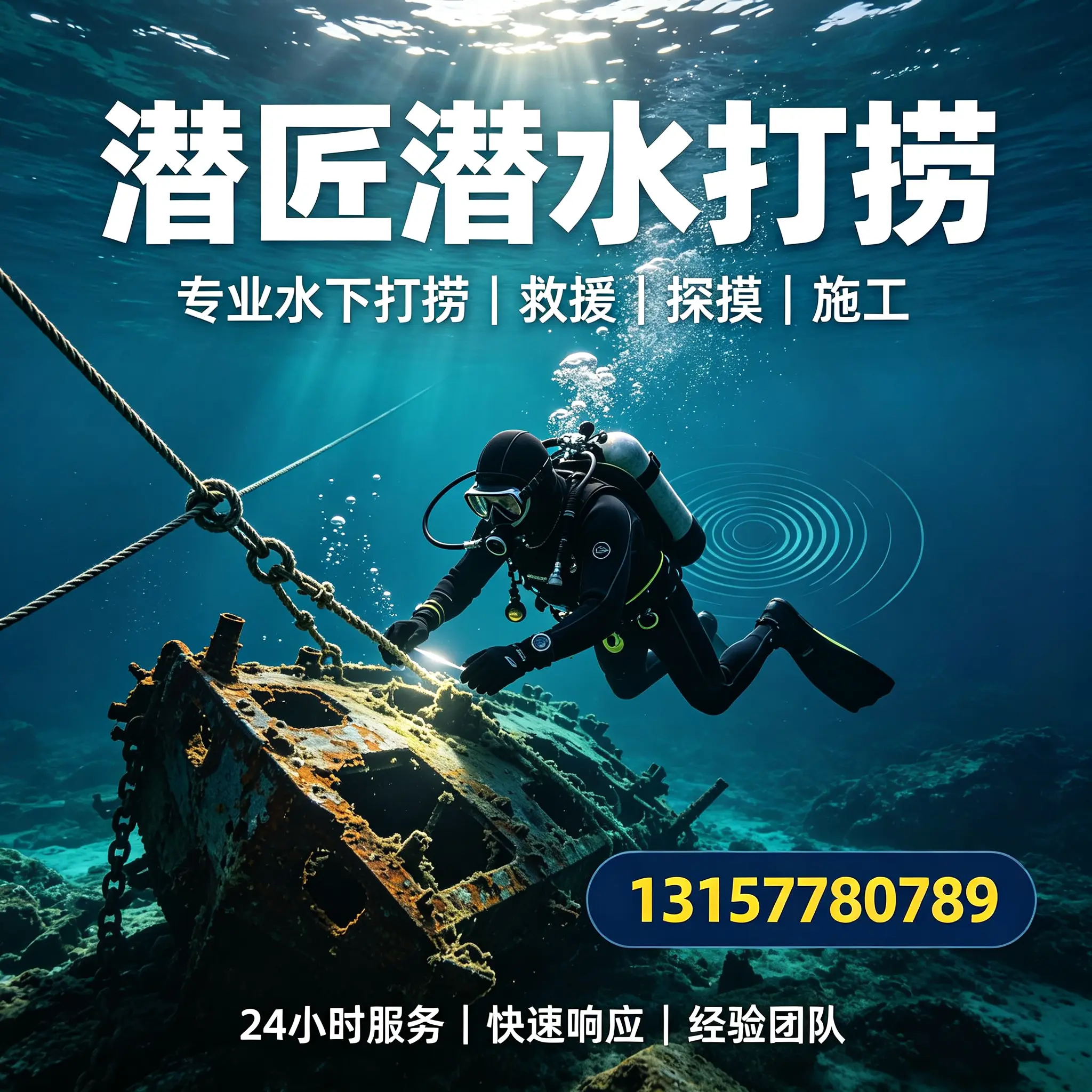 浮梁水下打捞作业服务产品